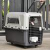 33 Inches Dog Carrier Crates Airline-Friendly Home Travel Durable Plastic Pet Carrier Portable Dog Cage for Large Pets Air Box