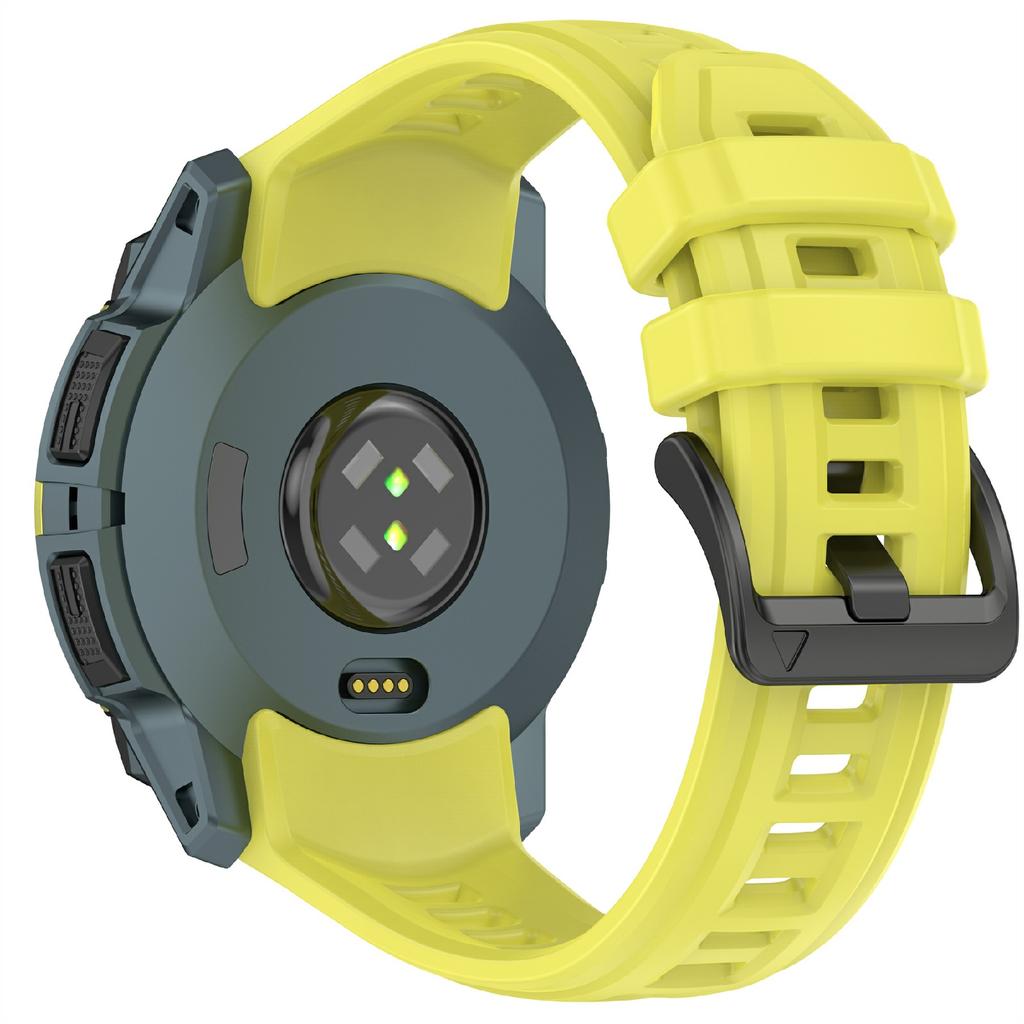 Curea de silicon de 22 mm pentru Garmin Instinct 3 Solar/Instinct 3 AMOLED 45mm, bandă de ceas de schimb