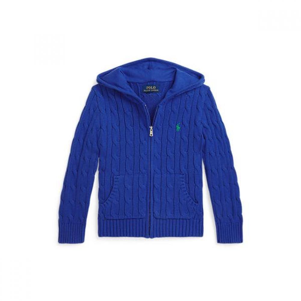 Polo Ralph Lauren Boys 2 7 Years Hooded Cable Cotton Sweater Cwposweb6820698401 3