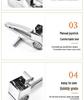 Stainless Steel Hand-Crank Rotary Cheese Grater
