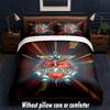 Set Biancheria da Letto Design Bon Jovi 1 Copripiumino + 2 Federe Morbido Traspirante Biancheria da Letto per la Casa