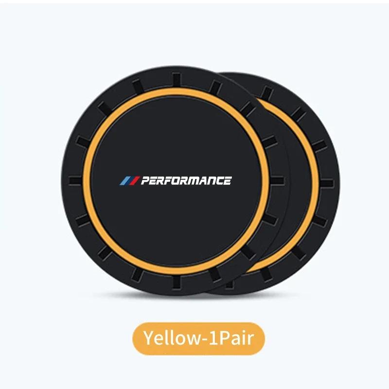 New Car Silicone Coasters Centre Console Water Centre Console Cup Non-Slip Mats Car Accessories For BMW E46 E90 G60 G20 G30