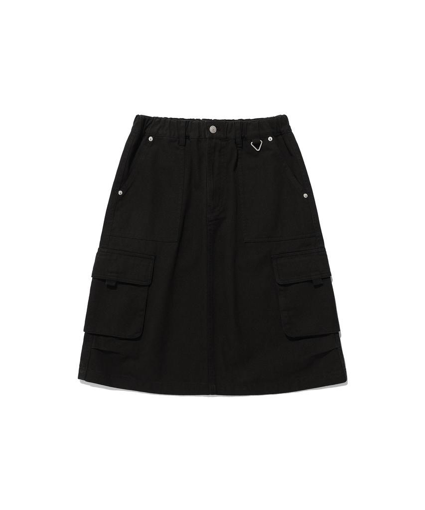 ISTKUNST Cargo Midi Skirt_Black(Ik2Esfpa90A)