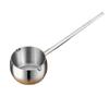 Anti-Burning Handle Stainless Steel Hot Oil Spoon Anti Splashing Food Safe for Home Daily Cooking Frying Use