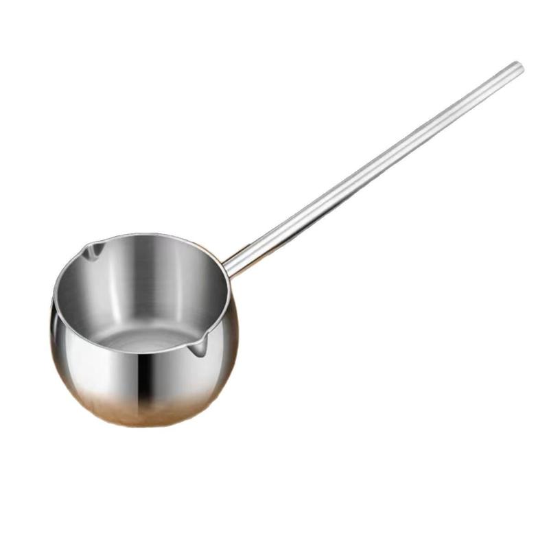 Anti-Burning Handle Stainless Steel Hot Oil Spoon Anti Splashing Food Safe for Home Daily Cooking Frying Use