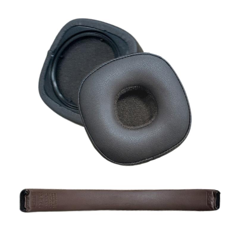 Replacement Ear Pad Earphone Cushion Headbeam Pad for 5 Headphone Noise Isolating Earpads Set коричневый