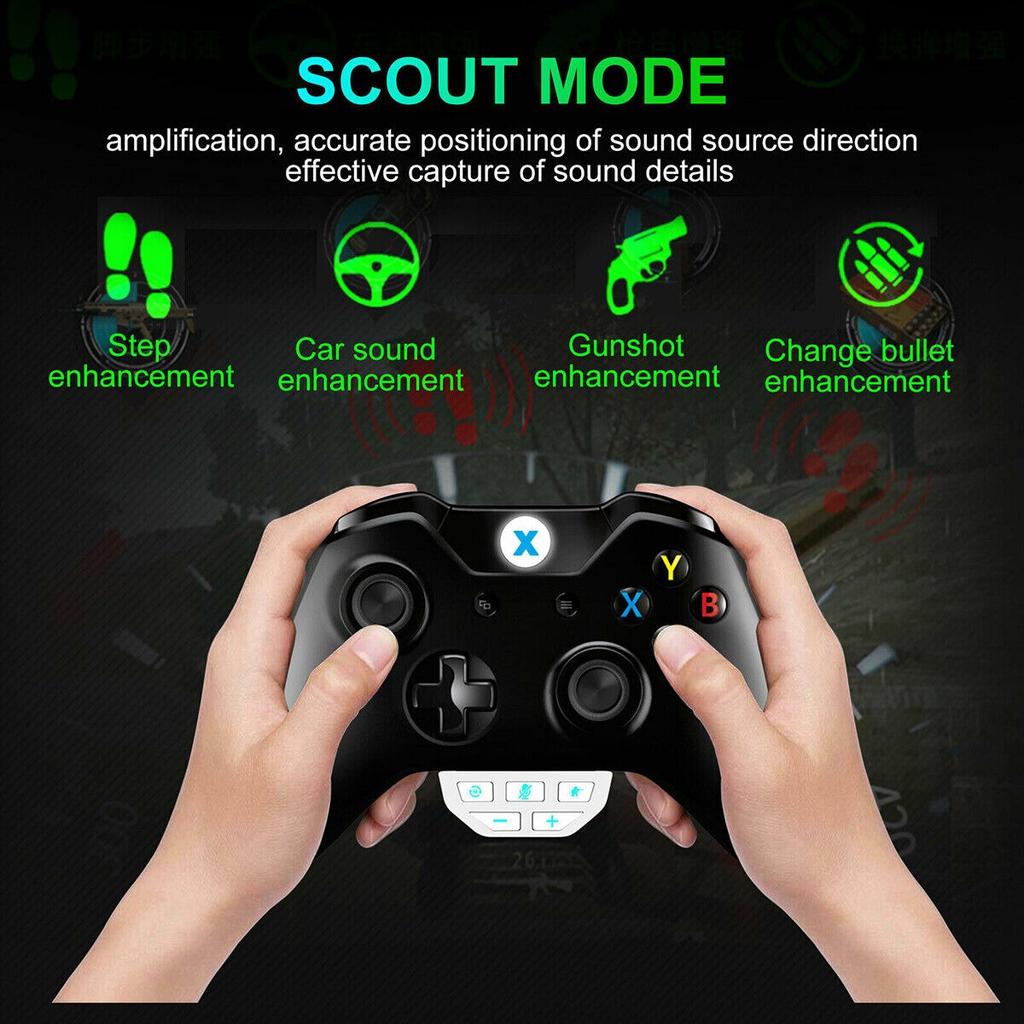 Stereo-Headset-Adapter nur für Microsoft Xbox One X/S Controller, Sound Enhancer mit 3,5-mm-Audiobuchse