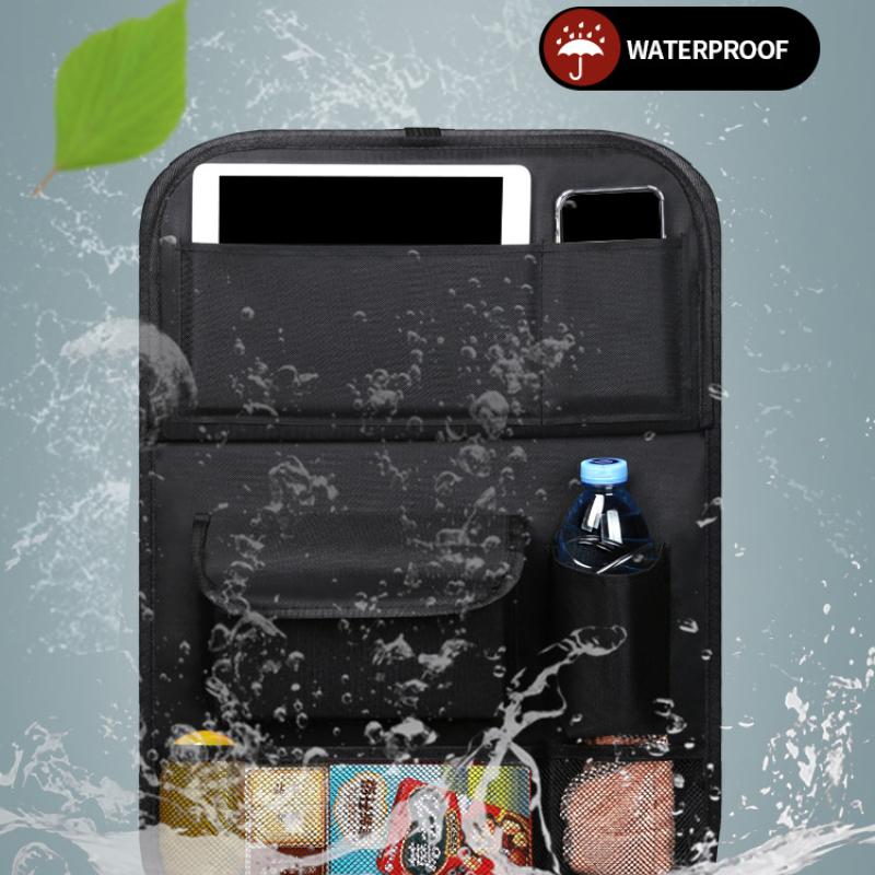 Car Seat Back Storage Bag Hanging Bag Car Storage Storage Bag Multifunctional Car Sundries Storage Pallet Plate 1PCS