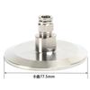 Pneumatic Tube Connector SS304 SS316L Tri Clamp TC25.2MM-77.5MM air hose fittings PC 4MM-16MM Stainless SteelClamp Push In Quick