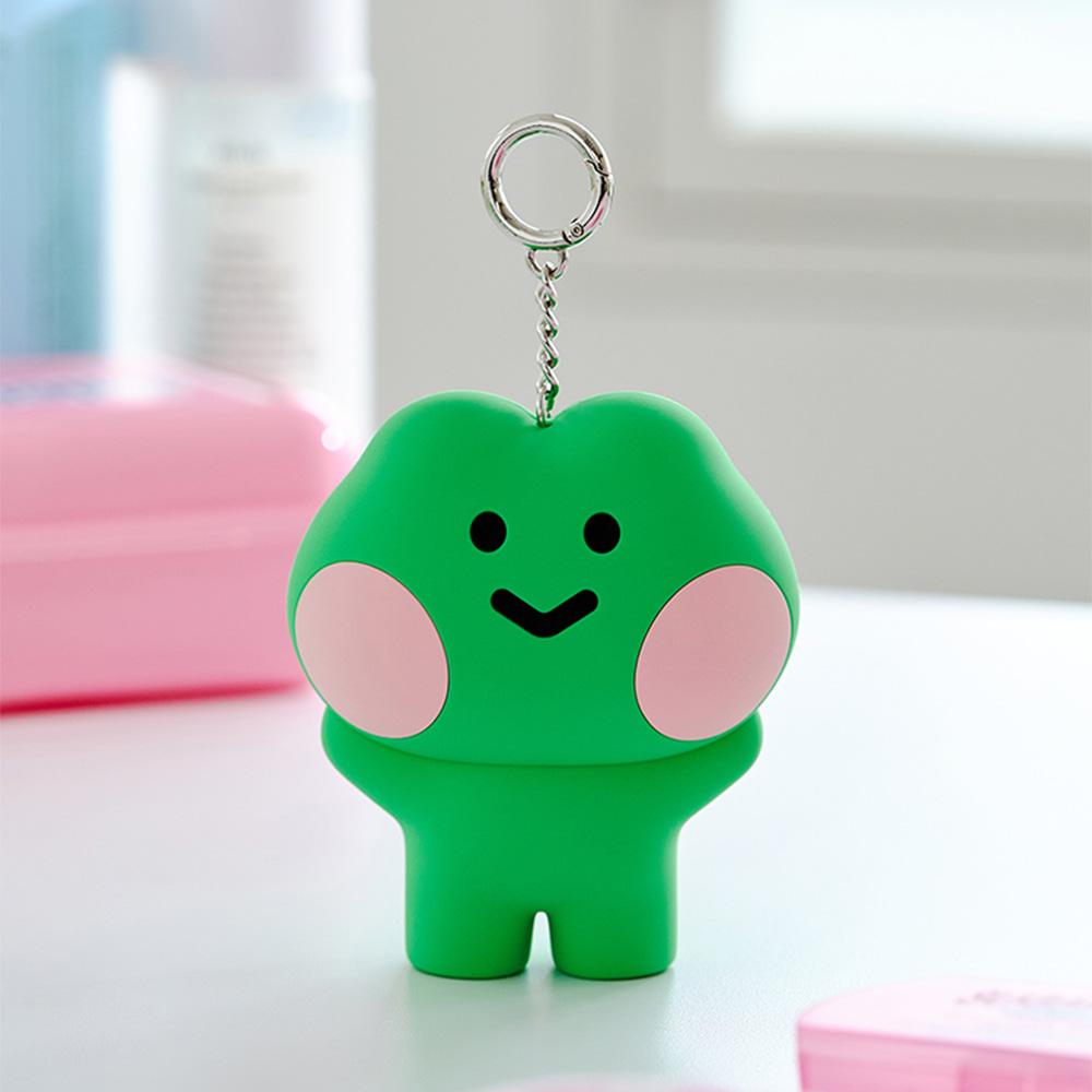 Line Friends Minini  Stay With Lenini  Silicone Pouch Keyring Charm