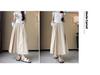 Pleated Yamamoto High-Waist A-line Skirt: Women's Spring/Summer 2025 Korean Style, Slimming, Plus Size, Mid-Length, Hip-Covering Skirt