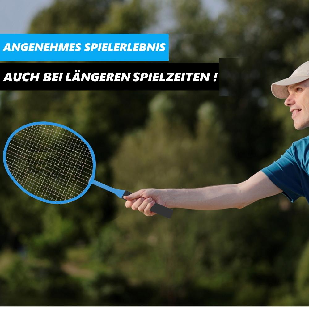 BADMOX Badmintonová sada Badmintonové rakety Míčky Sada Venkovní 3dílná modrá