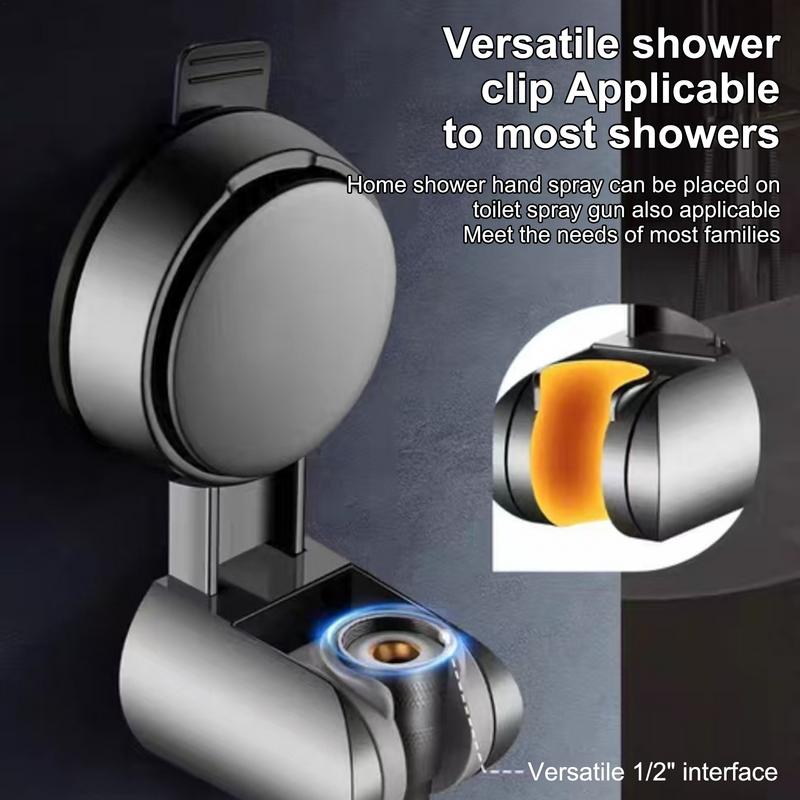 Shower Head Holder Wall Mount Shower Sprayer Holder 360-degree Rotation Adapter Attachment Mounting Fixing for RV Bathtub