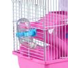 Pet Small Animal Hamster Villa Cage Clear DIY Toy Rabbits Villa Platform with Water Bottle Rodents Toy Cage Mount