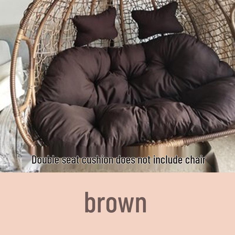 Double Hammock Hanging Chair Cushion - Thick, Washable Rattan Chair Cover for Autumn