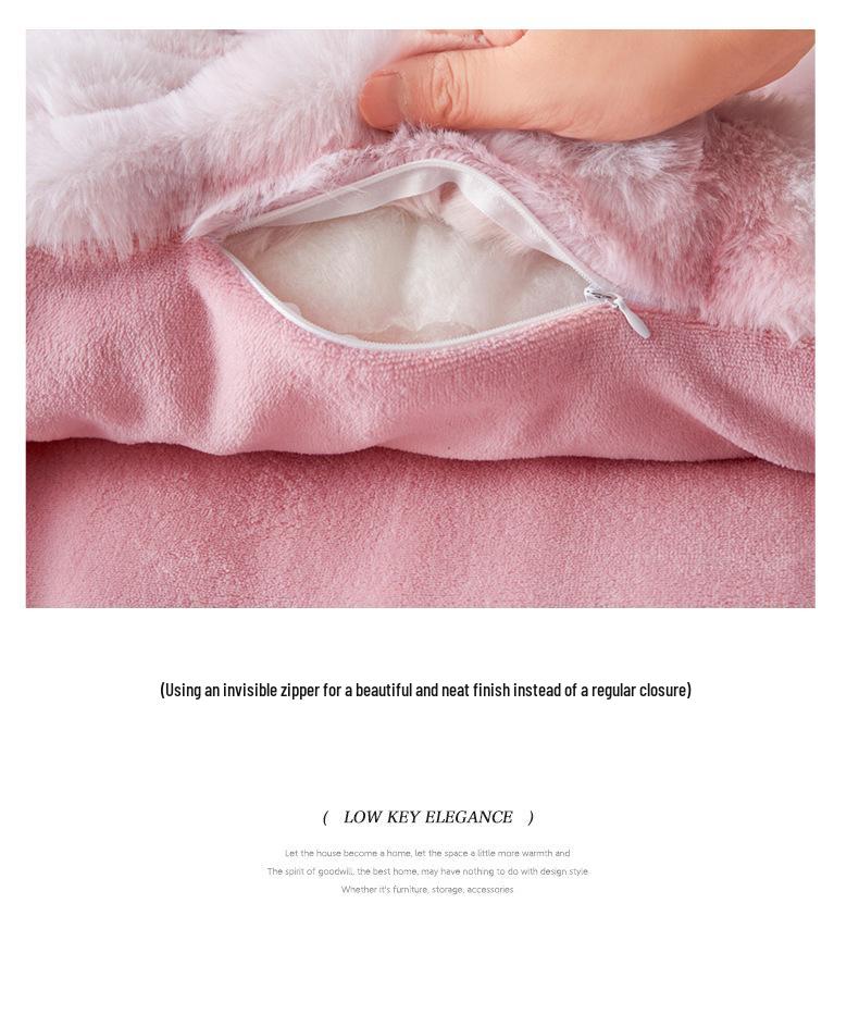 2025 Thickened Milk Velvet Winter Comforter - Warm Coral Fleece Quilt for Double Bed