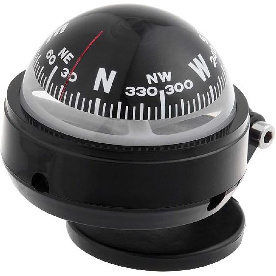 

Car Dashboard, KIMISS 7.5 * 6 * 6cm Car Navigation Ball Dashboard Mount Plastic Direction Guidance Tool Camping Hiking
