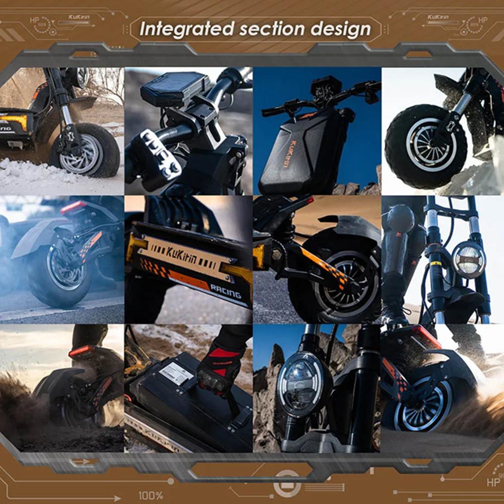EU Stock KuKirin G4 Max Electric Scooter 2*1600W Motor 60V 35.2Ah Battery 86km/h Speed 95KM Range Off-Road Tire E-scooter