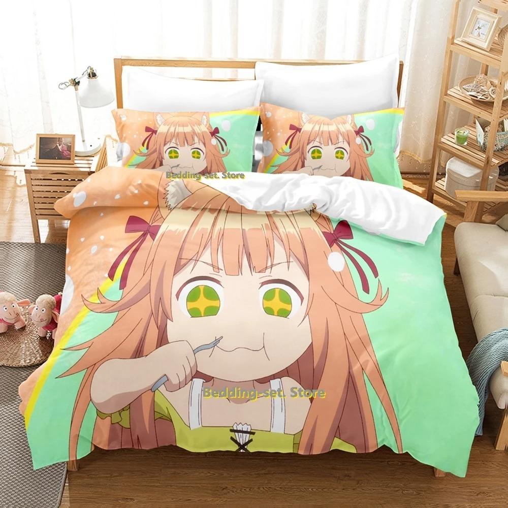 Bestienbändiger Bettwäsche-Kollektion Einzelbett Twin Full Queen King Size Bett Kollektion Schlafzimmer für Erwachsene Kinder Bettbezug Kollektionen 3D-Druck Anime Mit Bettwäsche