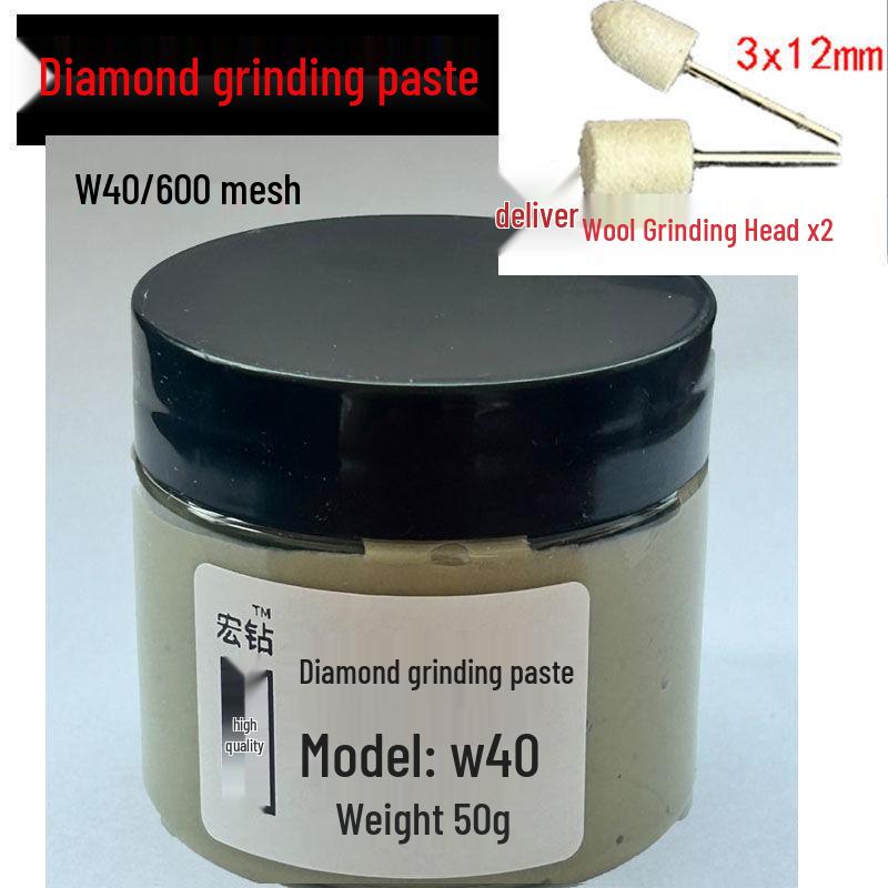 Diamond Polishing & Sharpening Paste with Beeswax for Jade Jewelry & Mold Mirror Finish