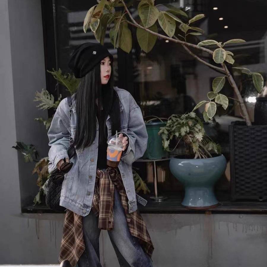 Pile Lazy Hat for Women: Warm, Stylish Korean Turban for Autumn & Winter, Perfect for Big Heads & Enhancing a Slim Face