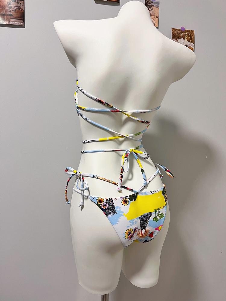 2025 Damen Zweiteiliger Bikini Badeanzug - Stilvolle Thailand Strand- & Thermalquellenbekleidung