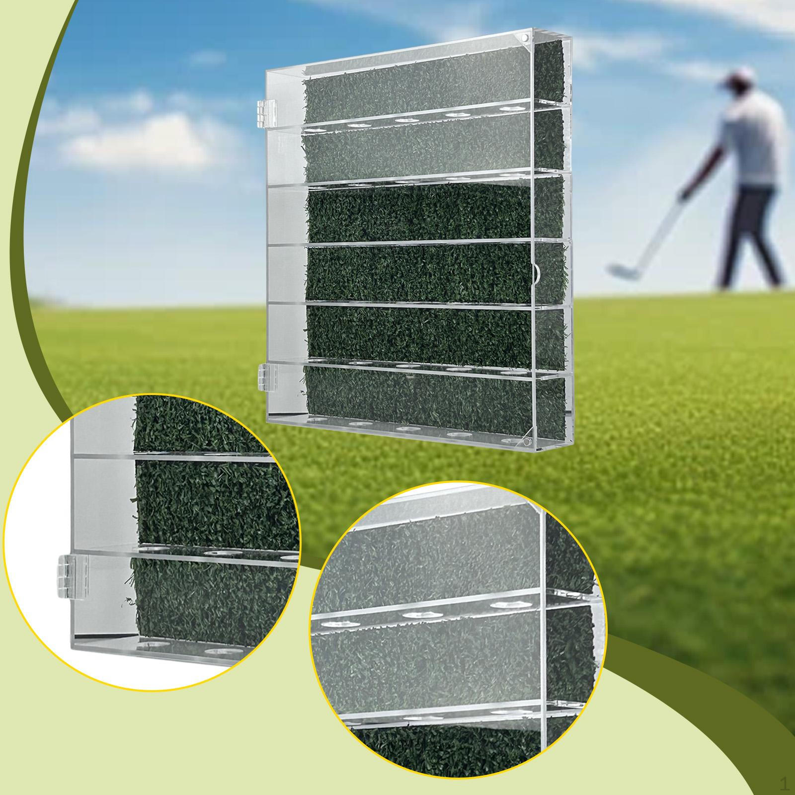 

Витрина для гольф-мячей Держатель для гольф-мячей Прозрачный акриловый настенный шкафчик Подарок для гольфиста для