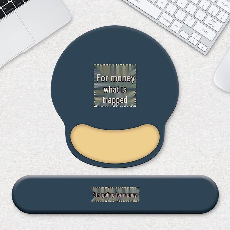 FuMaide Office Wrist Rest Mouse Pad and Keyboard Pad Set
