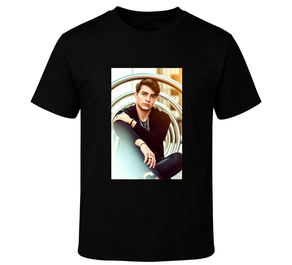 Stylish Portrait Photo Print Casual T-Shirt