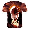 Stylish Womens Mens Anime Bleach 3d Print Casual T-shirt Short Sleeve Tees Tops
