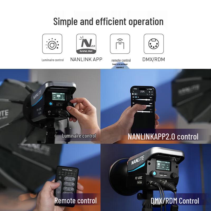 NANLITE FC-120C RGB Full Color LED Video Light