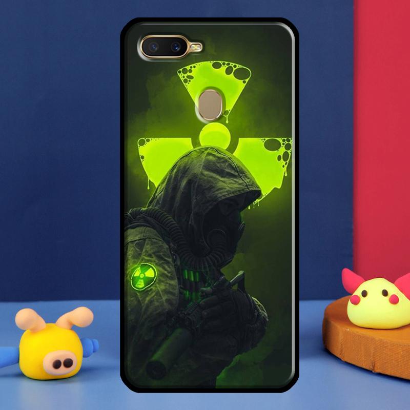 Nuclear Mask Gas Mask For Oppo A54 A57 S A78 A58 A98 A5 A9 A91 A15 A16 A17 A52 A72 A76 A96 A74 A94 A77 Phone Case