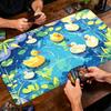 Cute Cartoon Duck Lotus Pond Mouse Pad Magic Playmat 24"X14" MTG TCG Office Desk Mat for Work Game Laptop Rug Carpet MousePad