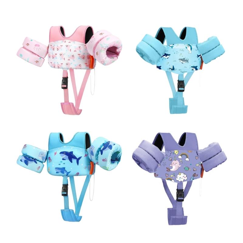 Toddlers Swimming Training Jackets Kids Swim Vest Float Jackets Toddlers Floatie Assist Swimwears Water Pool Accessory