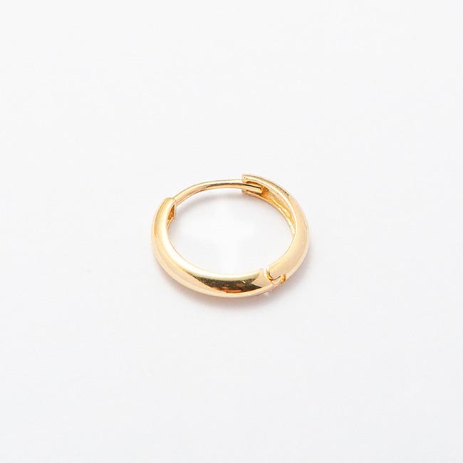 Lunne 14K Bold Ring Inner Conch Earrings (14K Gold) #W08