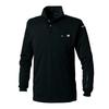 Musashino Uniform Toraichi Polo Shirt Spring/Summer Moisture-Wicking, Quick-Drying Long-Sleeve (127-5949-614) (Size 13-Black, 3L)