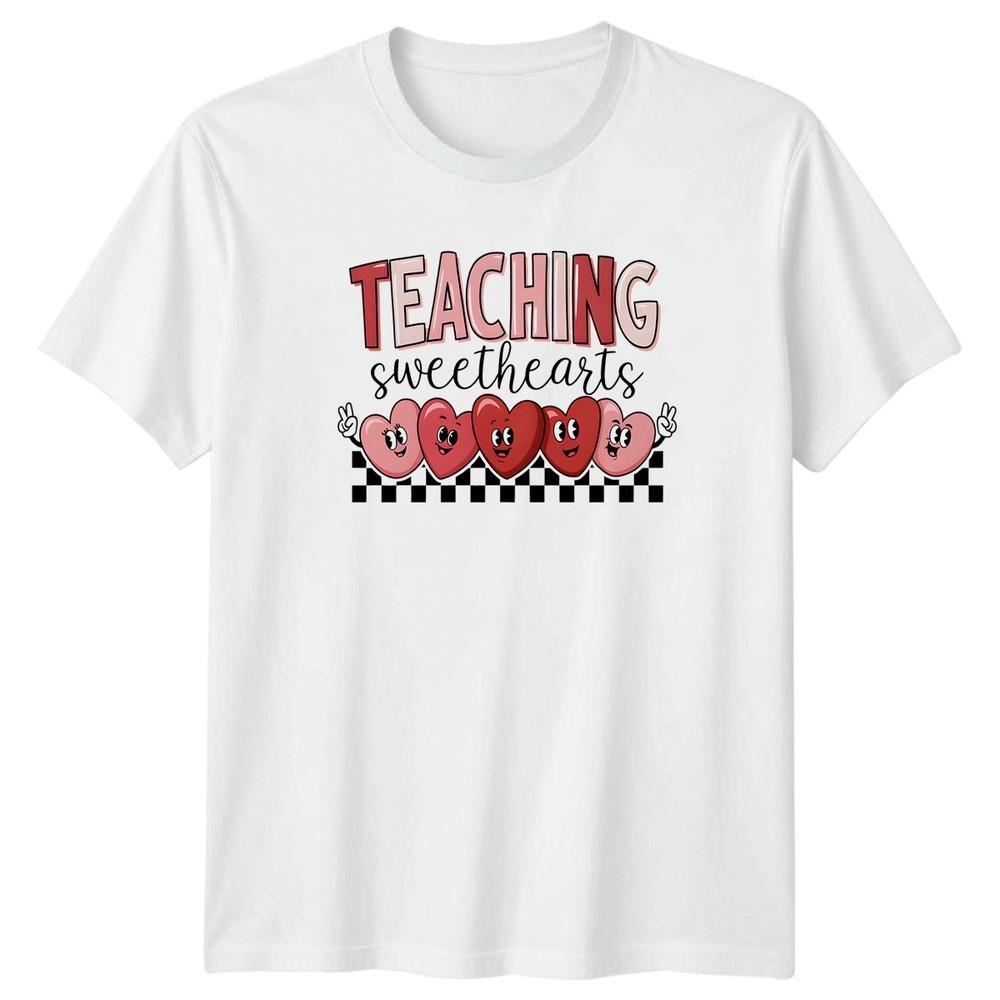 Teaching Sweethearts Unisexs TShirt Teacher Gift For Her