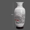 46cm Large Vase Jingdezhen Ceramic Vase Ornament Classical Blue and White Porcelain Pink Vase Home Decoration Decoration Crafts