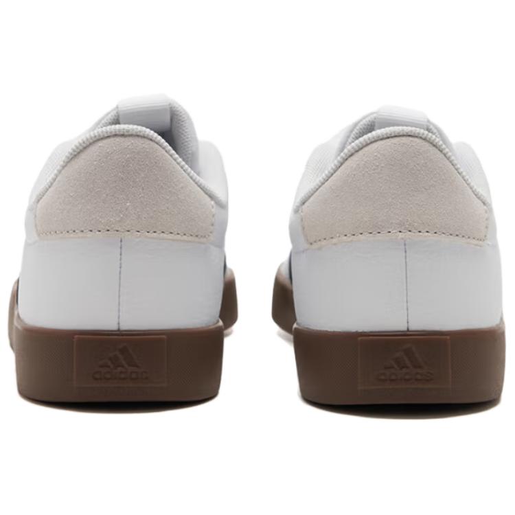 Adidas VL COURT 3.0 Anti Slip Wear Resistant Low Top Skateboard Shoes Women's White Sneakers KJ4000