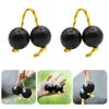 2pcs Aslatuas Rhythmic Ball Kashaka Instrument Sand Ball Kashaka Music Egg Shakers for Kashaka Instrument Beginners Accessories