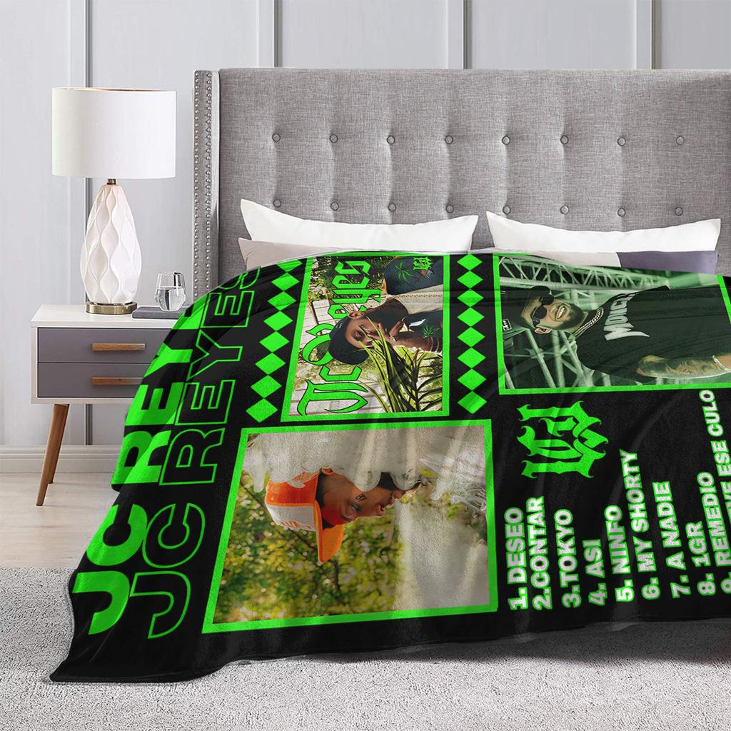 Jc Reyes Rapper Tour 2025 Blanket Super Soft Cozy Throw Blankets for Bed 50x60 Inch Multiple Sizes Bedspread