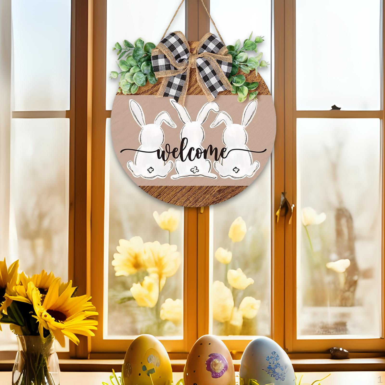 

Пасхальные таблички на входную дверь, деревянные вывески, подвесные таблички, декор венок для домашнего фермерского дома