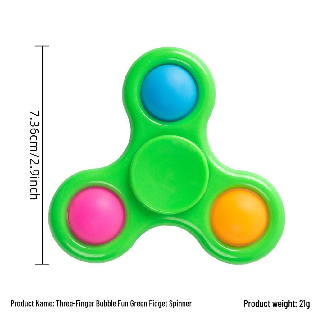 Fidget Spinner Bubble Pop Stress Relief Toy
