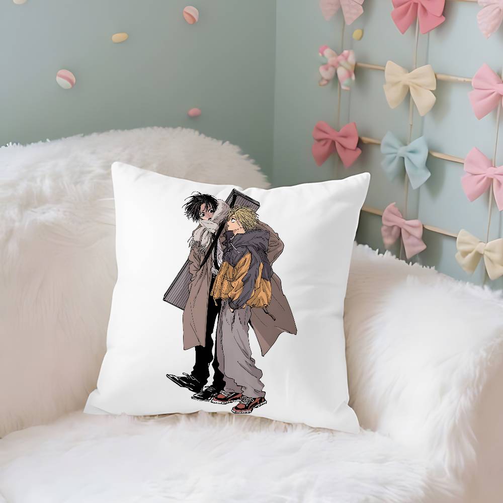 Nagumo And Shin Case Plush Fabric Soft Pillowcase Double Sided Print Cushion Cover Household Gifts
