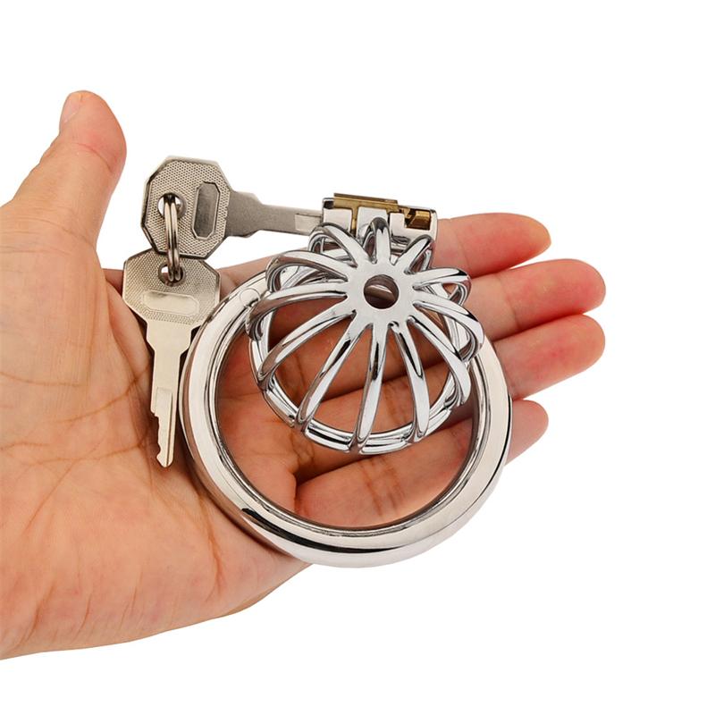 Men's Gift Chastity Cage Chastity Lock for Men With Silicone Tube Dark Design Good Concealment Penis Cages for Man Sex Toys