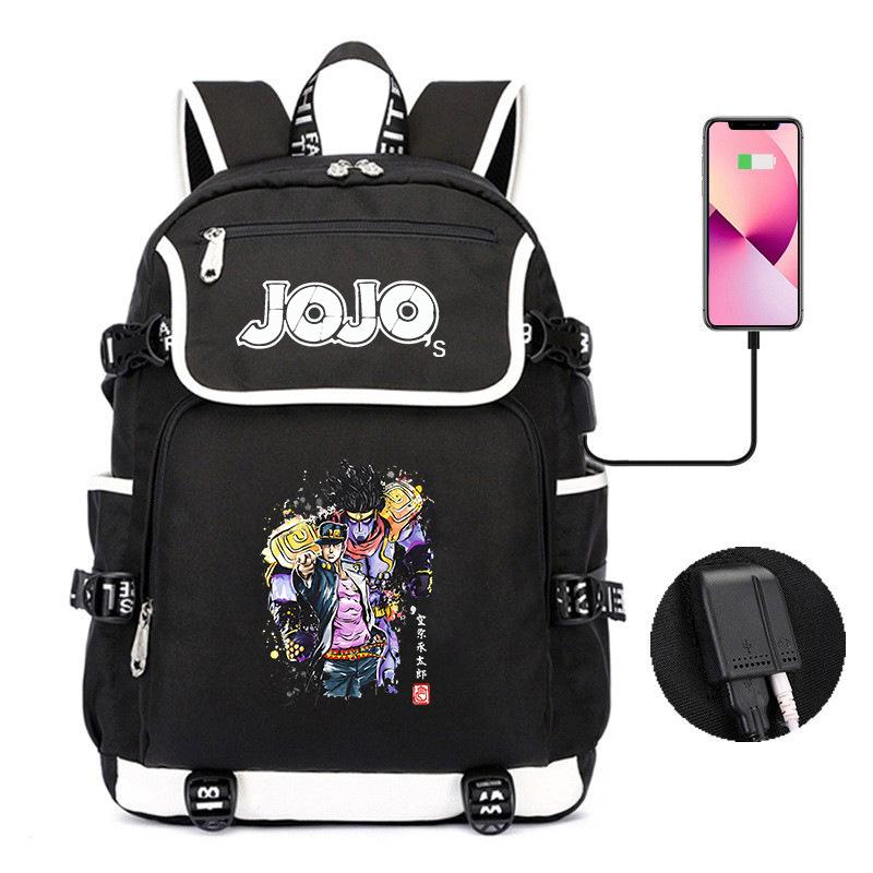 

Oo S Fantastic Adventure Anime Backpack Usb Charging School Bag Computer Travel Bag Fashion Student Backpack School bag