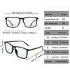 1/3 Pairs Anti Blue Light Photochromic Reading Glasses Classic Rectangular Eyeglasses for Business Professionals