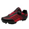 Mens Cycling Shoes With Flyknit Upper Reflective Stripes Stiff Sole Road MTB Casual Riding
