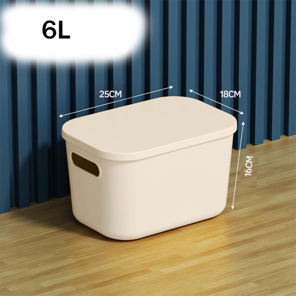 Neue stapelbare Aufbewahrungsbox mit Deckel, Kunststoff, Praktische Tisch-Organizer-Box, Solider Behälter für Zuhause, Schlafzimmer