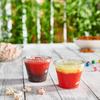9 oz Plastic Cups with Lids, Disposable Clear Cups, Cold Drink Containers for Beverage, Parfait, Smoothie